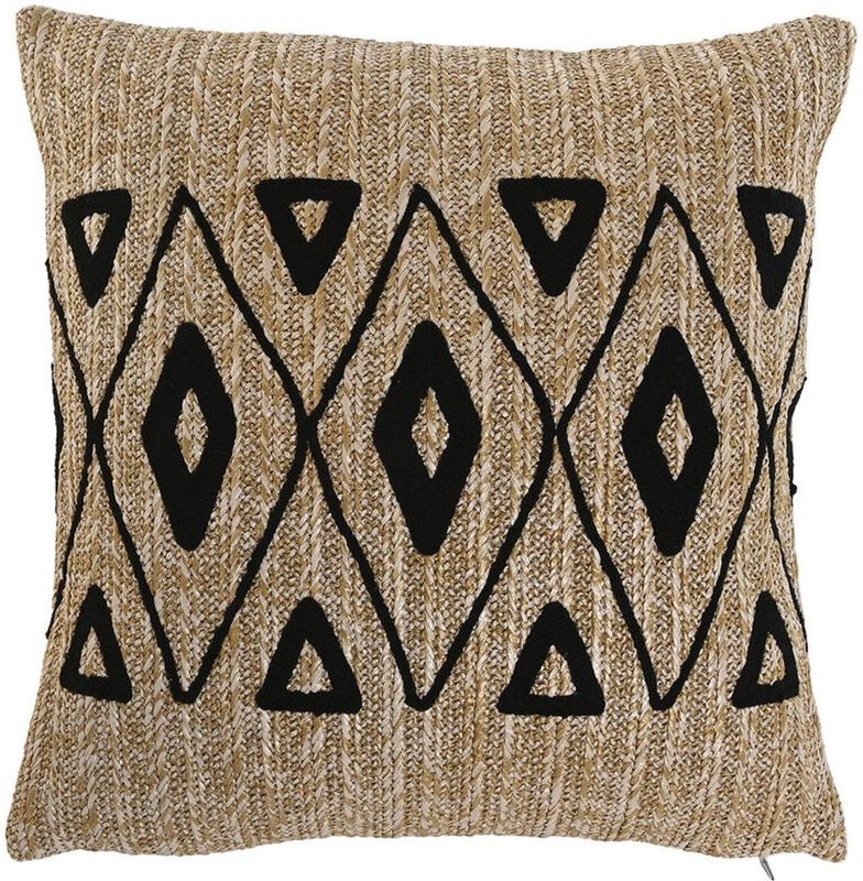 ESPRIT - Kussen - Zwart - Polyester - 42 x 15 x 42 cm