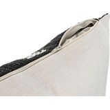ESPRIT - Kussen - Wit Zwart - Polyester - Palmboom