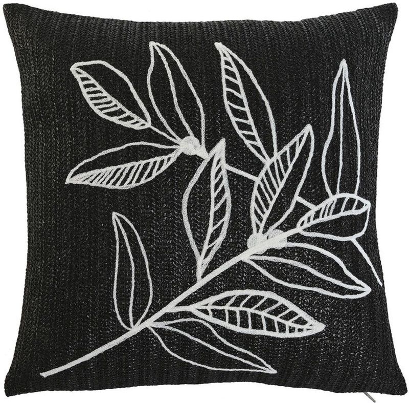 ESPRIT - Kussen - Wit Zwart - Polyester - 42 x 15 x 42 cm