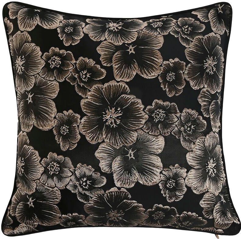 ESPRIT - Kussen - Zwart - Goud - Polyester - 45 x 15 x 45 cm