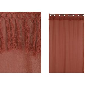 Gordijn Home ESPRIT Terra cotta 140 x 260 x 260 cm