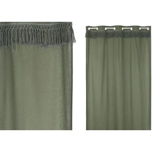 ESPRIT - Gordijn - Groen - Katoen Polyester - 140 x 260 cm