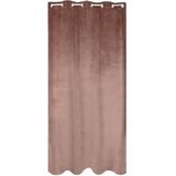 Gordijnen - Grijs - Polyester - Lichtdoorlatend