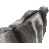 ESPRIT - Kussen - Grijs - Polyester - Ritssluitingen