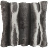 ESPRIT - Kussen - Grijs - Polyester - Ritssluitingen