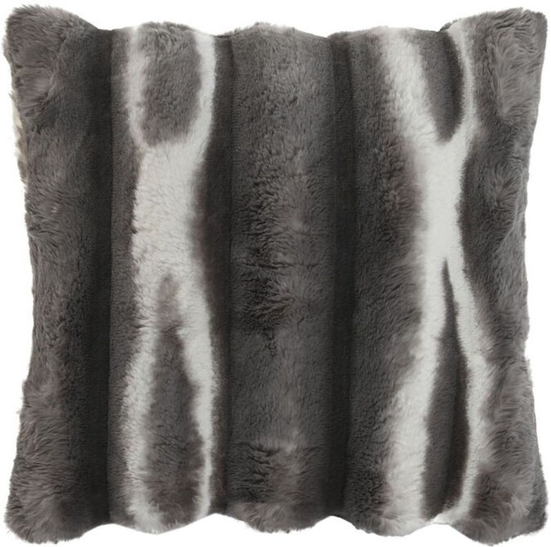 ESPRIT - Kussen - Grijs - Polyester - Ritssluitingen