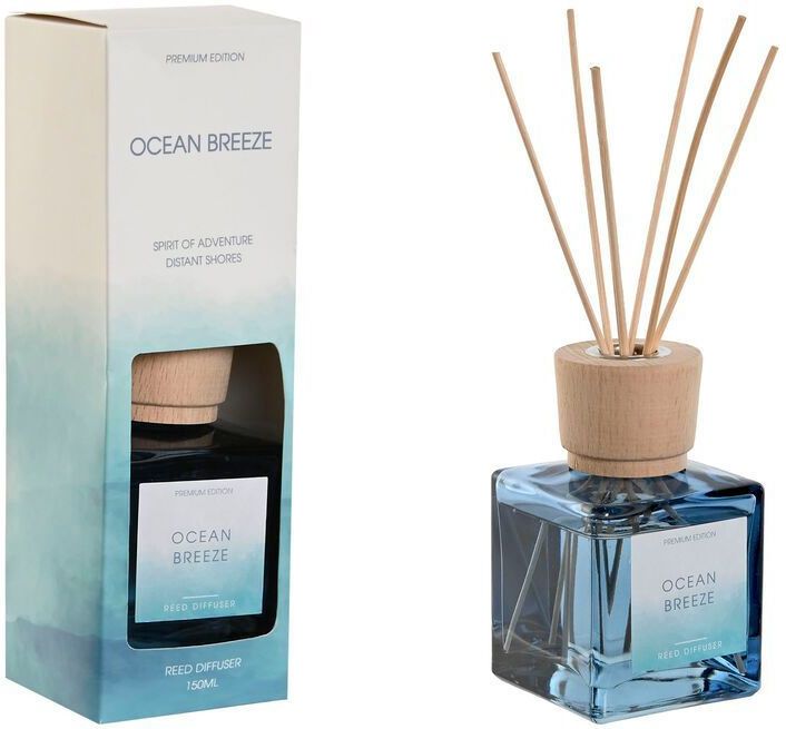 ESPRIT - Mediterrane - Luchtverfrisser - Blauw - Kristal en Rotan - 100 ml