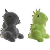 Esprit - Deurhouder - Dinosaurus - Groen Grijs - Katoen - 2 Stuks