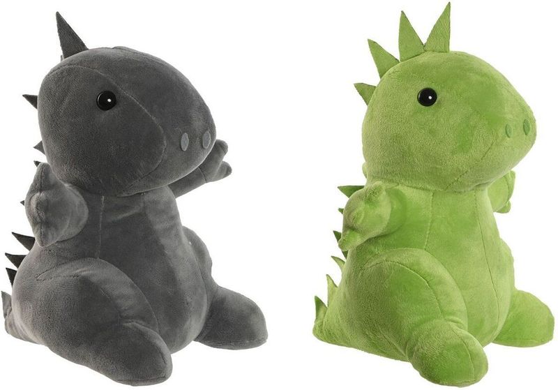 Esprit - Deurhouder - Dinosaurus - Groen Grijs - Katoen - 2 Stuks