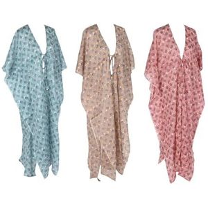 Esprit - Sarong - Bruin Turquoise Koraal - 3 Eenheden - Katoen