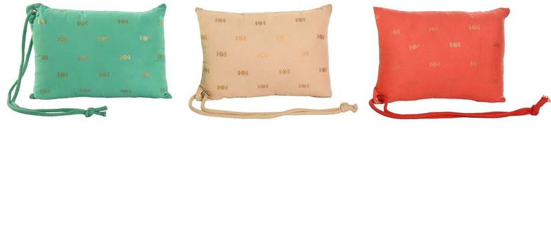 ESPRIT - Kussen - Groen Beige Koraal - Katoen Polyester - 3 Stuks