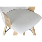 Kruk Home ESPRIT Wit Hout 58 x 56 x 86 cm
