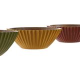 ESPRIT - Saladekom - Geel Groen Koraal - Mangohout - 3 Stuks