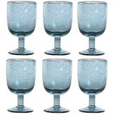 ESPRIT - Set van Bekers - Glas - Blauw - Kristal - 6 Stuks