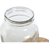 Items - Drank Dispenser - 5.5 Liter - Dubbele Set - Bamboe Verhoger - Tapkraan