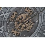 Wandklok - Zwart - Hout - Design