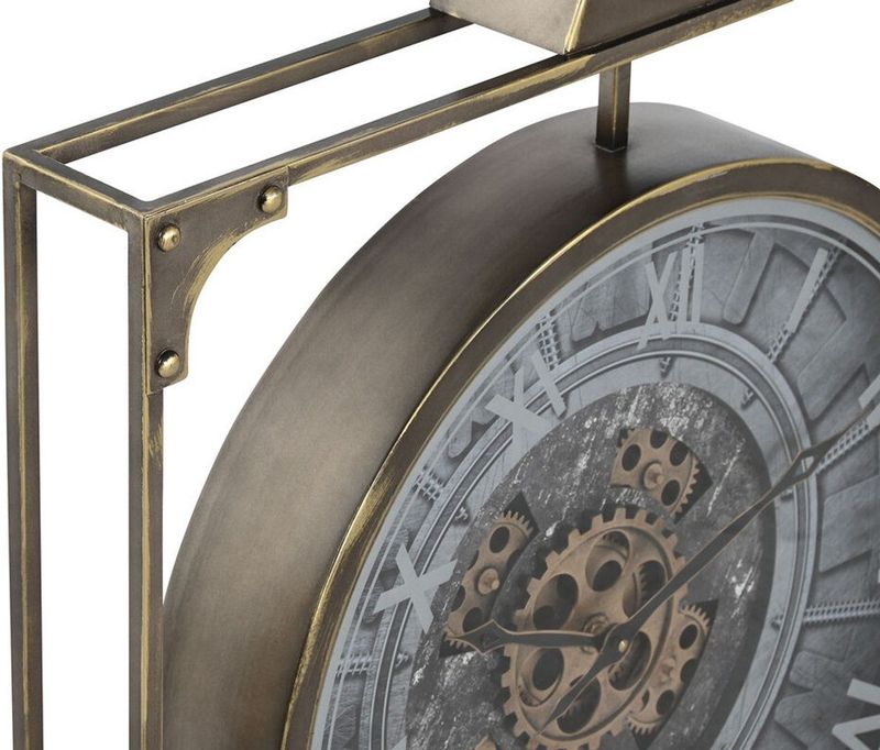 Wandklok - Zwart - Hout - Design