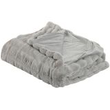 ESPRIT - Deken - Lichtgrijs - Polyester