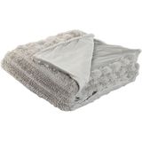 ESPRIT - Deken - Lichtgrijs - Polyester