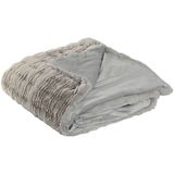 ESPRIT - Deken - Lichtgrijs - Polyester