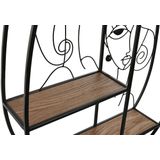 ESPRIT - Wandplanken - Zwart - Metaal Hout MDF