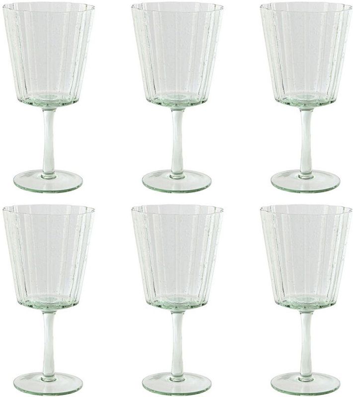 Home ESPRIT - Glazenset - Groen - Kristal - 6 Stuks