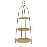 ESPRIT - Fruitschaal - Gouden - Metaal - Arabisch Ontwerp