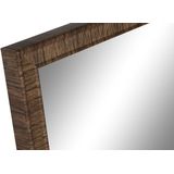 Home ESPRIT - Staande Spiegel - Bruin Beige Grijs - Kristal Polyestyreen