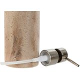 ESPRIT - Zeepdispenser - Crème - Zilverkleurig - Hars - Polyethyleen - Marmer