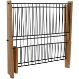 ESPRIT - Afdruiprek - Zwart - Metaal - Bamboe