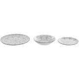 Esprit - Serviesset - Lichtgrijs - Porselein - 18 Onderdelen - Scandi