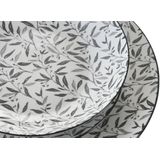 ESPRIT - Serviesset - Lichtgrijs - Porselein - 18 Onderdelen