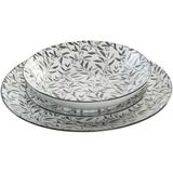 ESPRIT - Serviesset - Lichtgrijs - Porselein - 18 Onderdelen