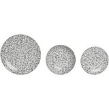 ESPRIT - Serviesset - Lichtgrijs - Porselein - 18 Onderdelen