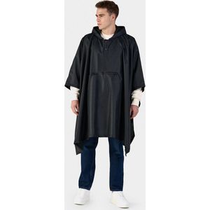 Clima Bisetti - Multifunctionele Poncho - Zwart - 100% Gerecycled Polyester