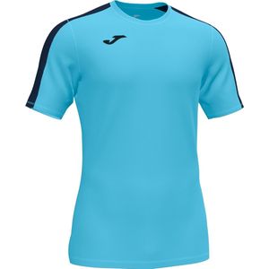 Joma Academy III Shirt Korte Mouw Heren - Fluor Turquoise Marine