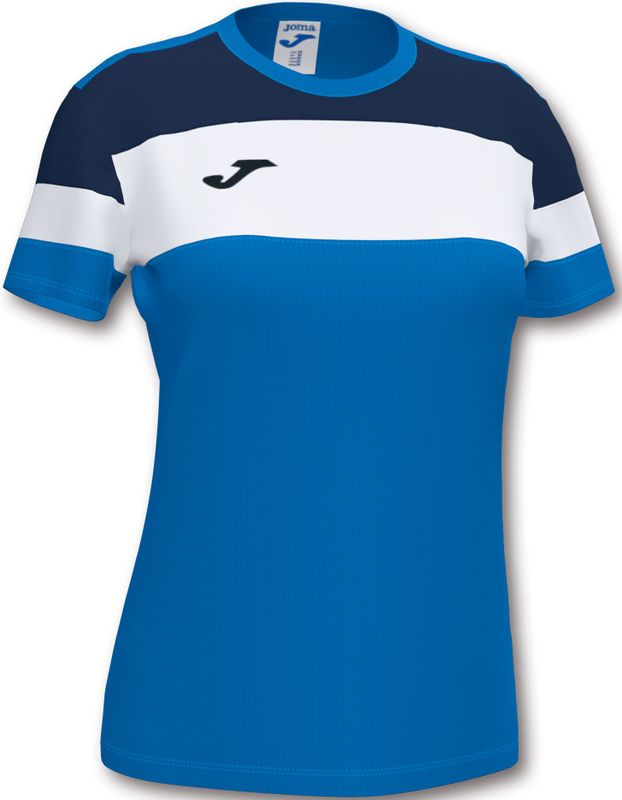 Joma - CREW IV - Damestrui - Korte Mouwen - Ronde Hals - Polyester