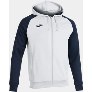 Joma Academy IV Jas Met Kap Kinderen - Wit / Marine |