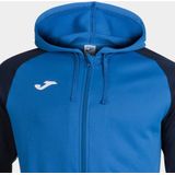 Joma - Academy IV - Sweatshirt - Blauw - Synthetisch - Capuchon