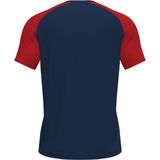 Joma Academy IV Shirt Korte Mouw Kinderen - Marine Rood