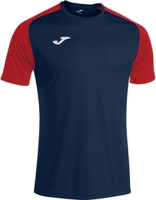 Joma Academy IV Shirt Korte Mouw Kinderen - Marine Rood