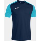 Joma Academy IV Shirt Korte Mouw Kinderen - Marine Turquoise Fluor