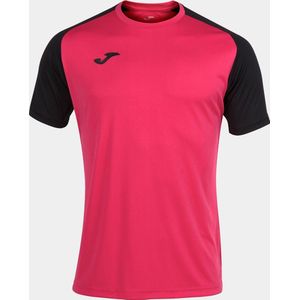 Joma Academy IV Shirt Korte Mouw Heren - Raspberry Zwart