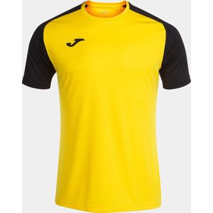 Joma Academy IV Shirt Korte Mouw Heren - Geel Zwart