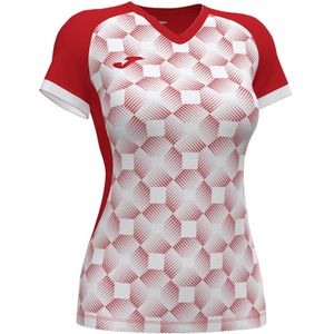 Joma Supernova Iii T-shirt Met Korte Mouwen Rood Wit M Vrouw