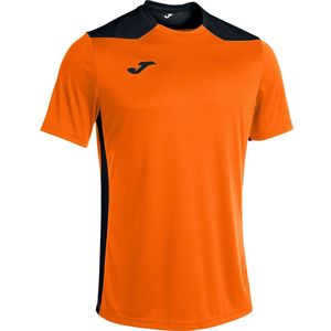 Joma Championship VI Shirt Korte Mouw Kinderen - Fluo Oranje Zwart 4-116