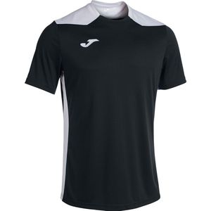 Joma Championship VI Shirt Korte Mouw Dames - Zwart Wit