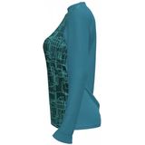 Sweater - Hoogsluitend - Zwart - Polyester/Elasthan - Met Halve Rits