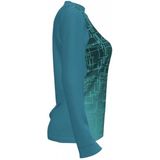 Sweater - Hoogsluitend - Zwart - Polyester/Elasthan - Met Halve Rits