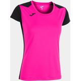 Sportshirt - Korte Mouwen - Gekleurde Uitsparingen - Gezeefd Logo